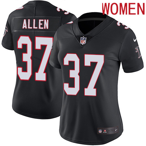 2019 Women Atlanta Falcons #37 Allen black Nike Vapor Untouchable Limited NFL Jersey->women nfl jersey->Women Jersey